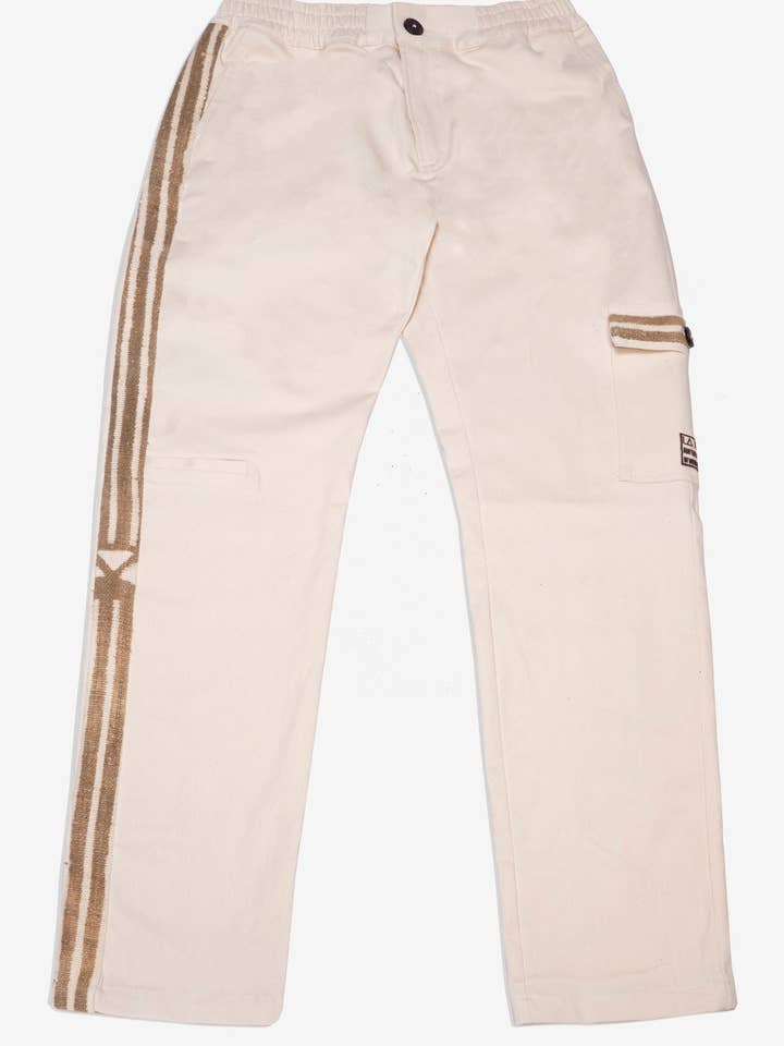 Mudcloth Cargo Pants for wholesale by Laraw