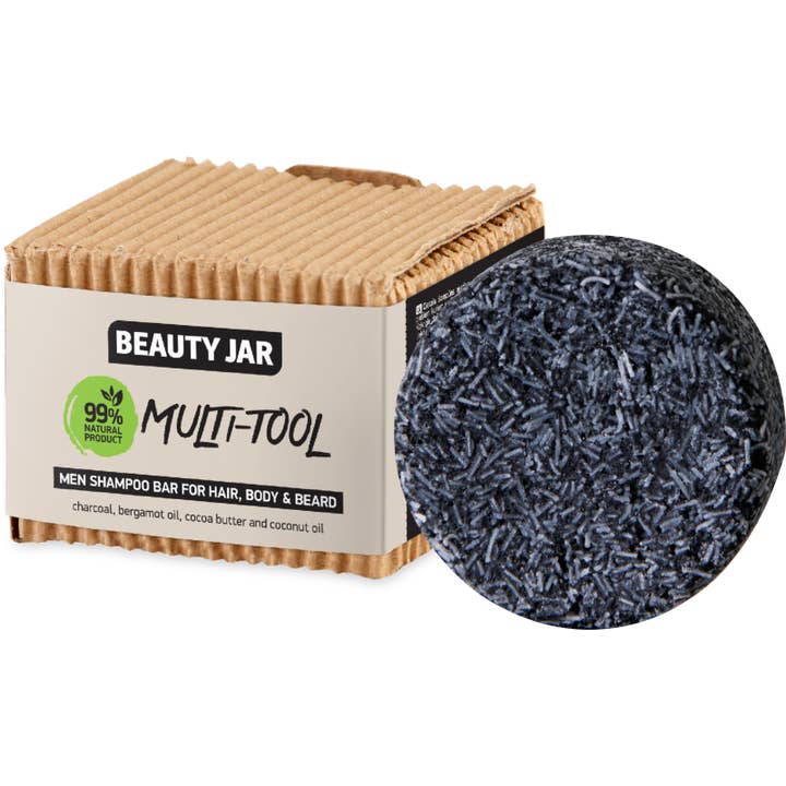 Beauty Pro - Wholesale Shampoo puck/solid shampoo – Men's - Beauty Jar Men sh.bar for hair body/beard Multi tool 60g
