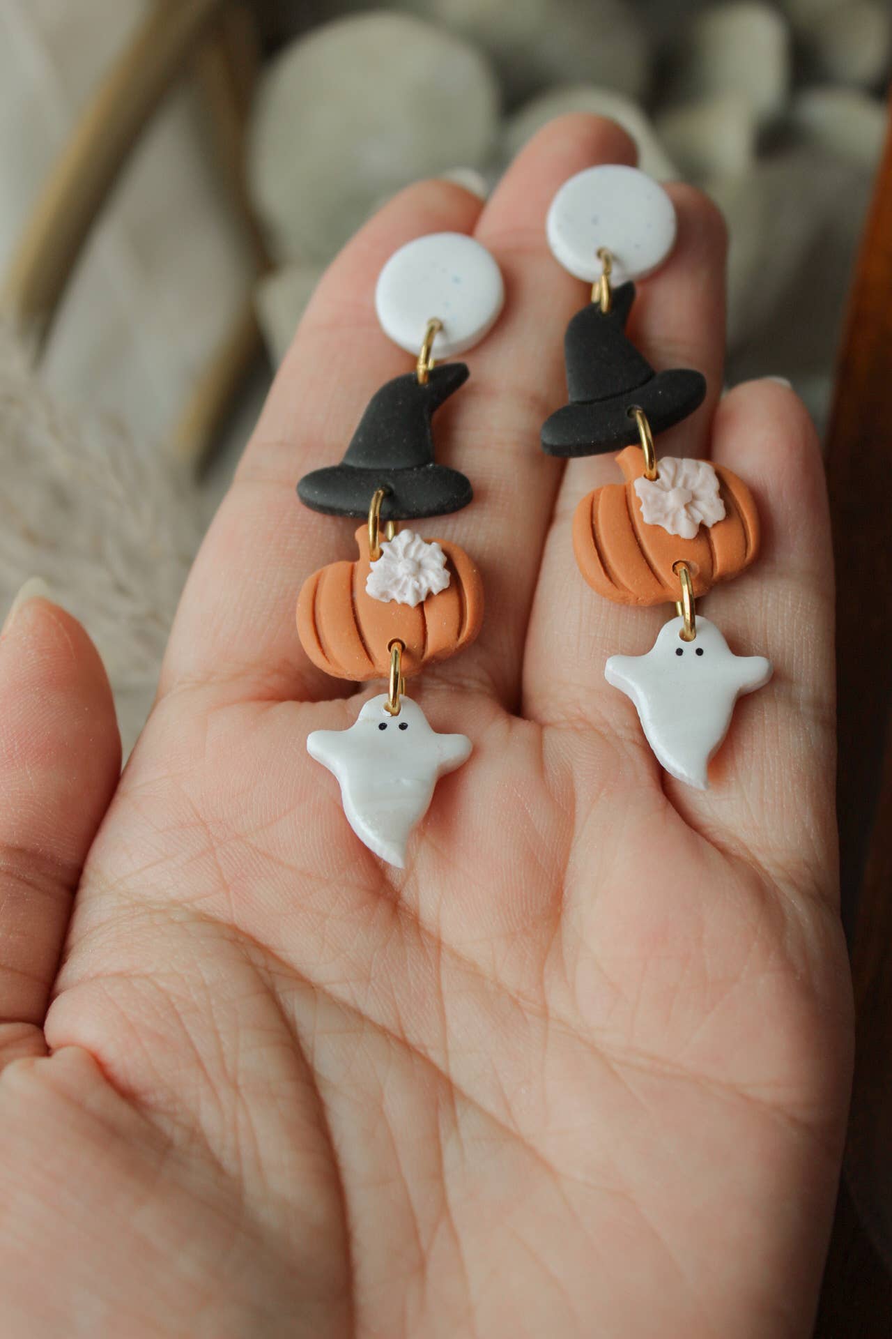 Indigo Clay Jewelry - Venta al por mayor Pendientes colgantes - Colgantes favoritos de otoño2