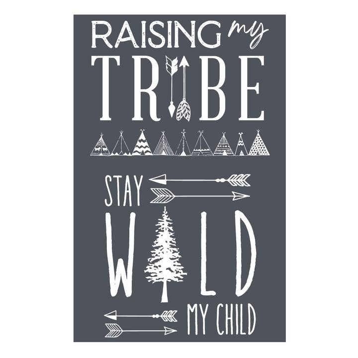Raising My Tribe - Mesh Stencil 5.5x8.5 for wholesale by A Makers' Studio