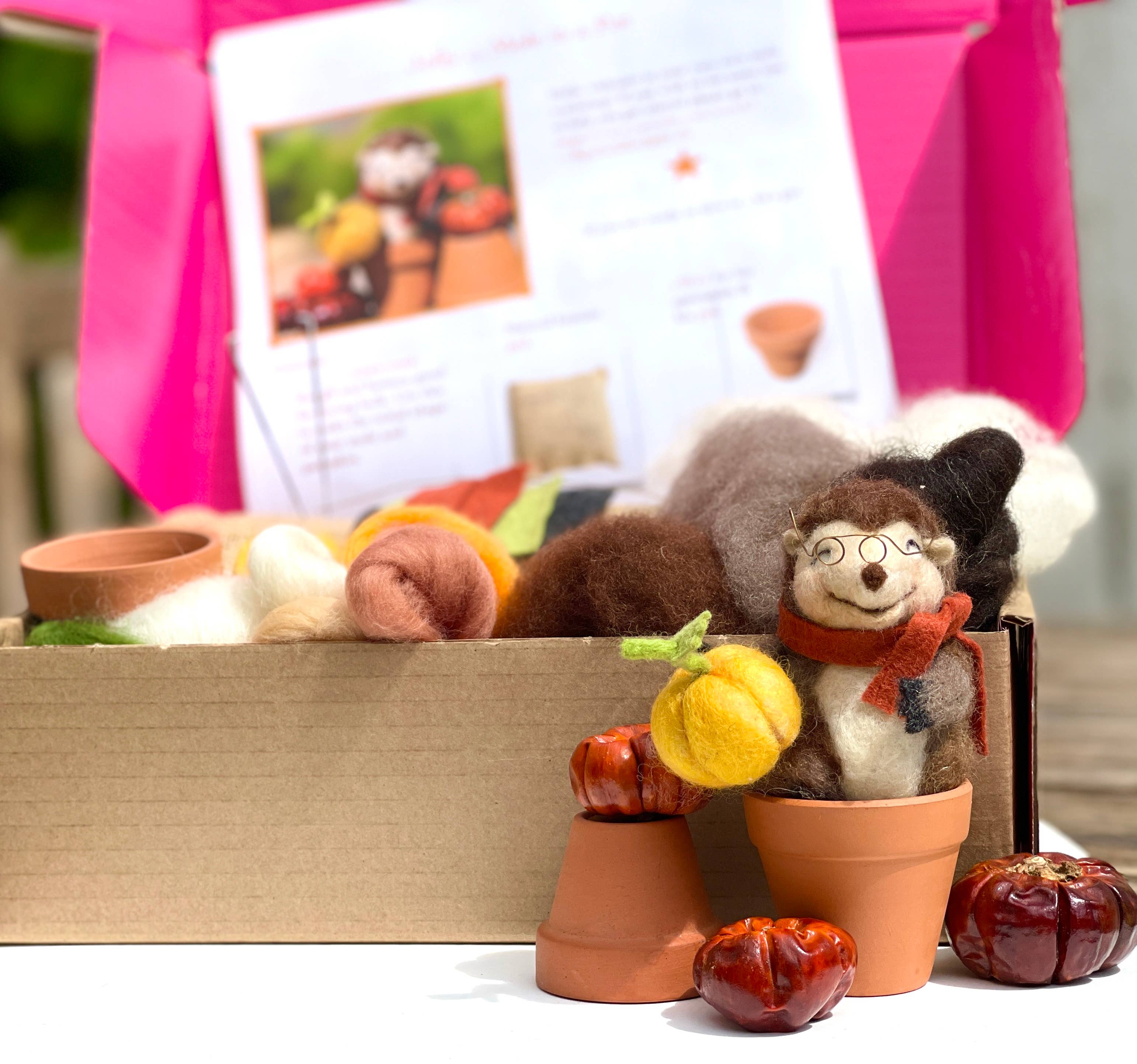 Sweet Liberty Belle - Wholesale Craft Sewing Kit - Jolly Mole in a Pot - superior needle felting craft kit3