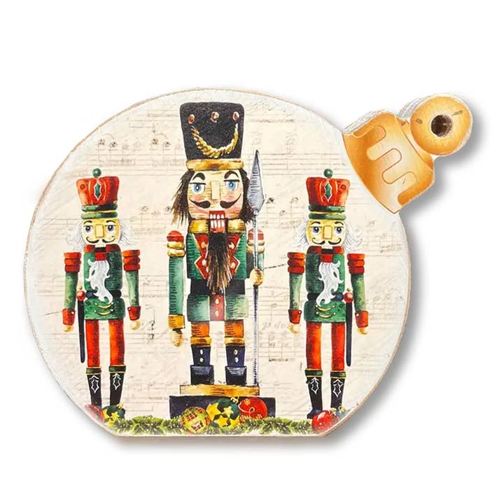 Ornament Sitter Nutcrackers for wholesale by Jarmz Designs