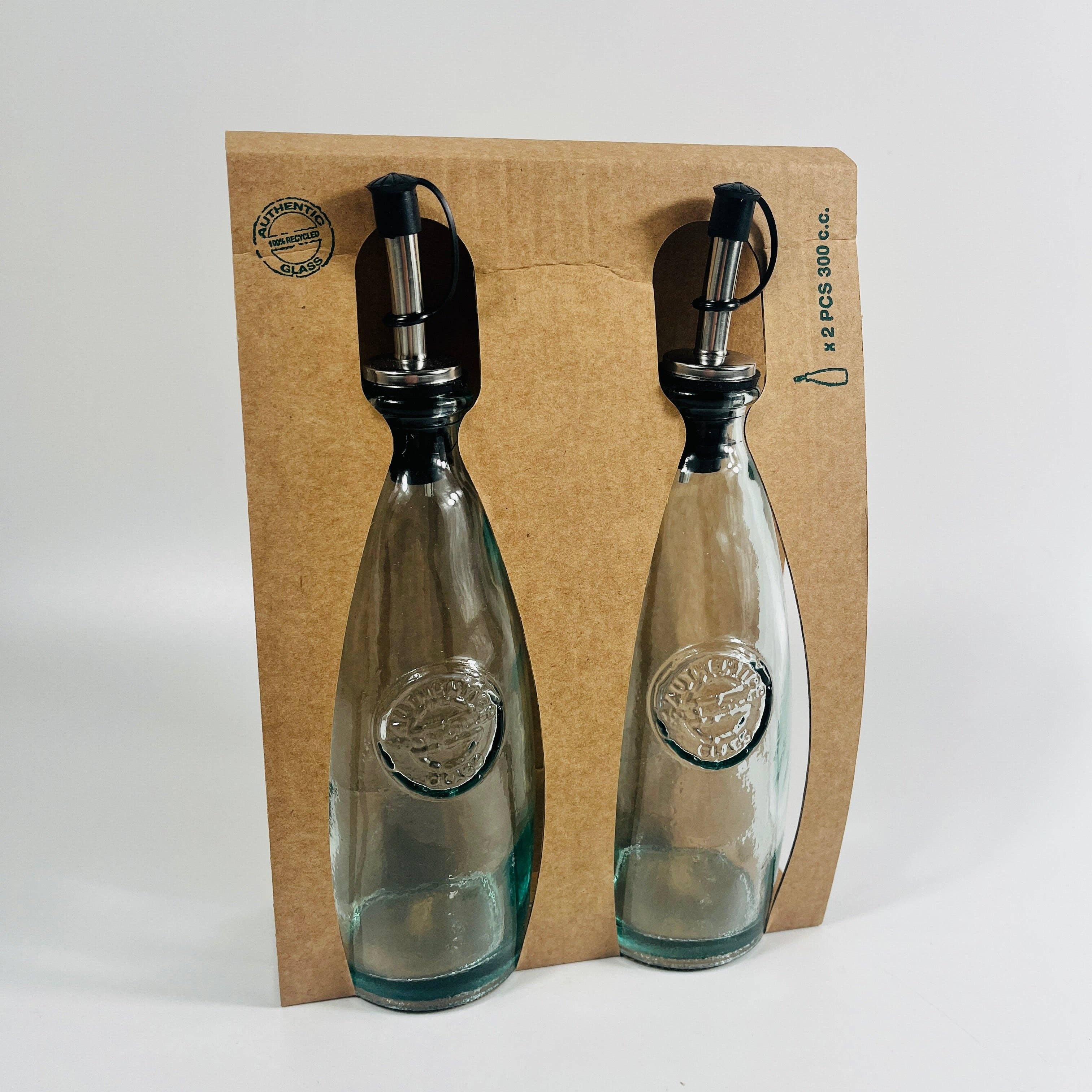 Jarapa – wholesale Oil/vinegar dispenser – Recycled Glass Authentic Oil / Vinegar Bottle 300ml2