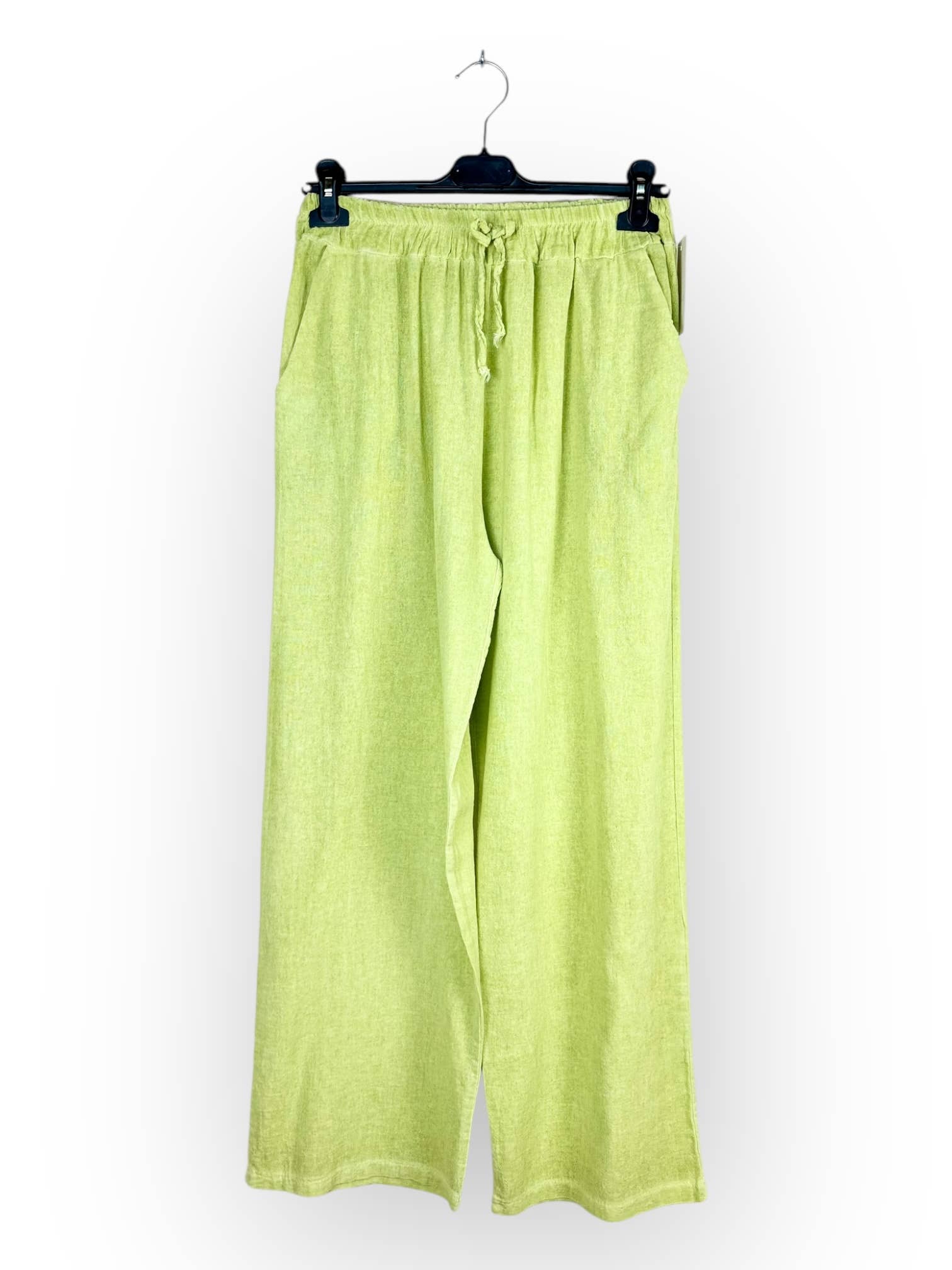 Lucky Nana - Wholesale Pants - Women's - SP 80374 - PLAIN LINEN AND COTTON PANTS8