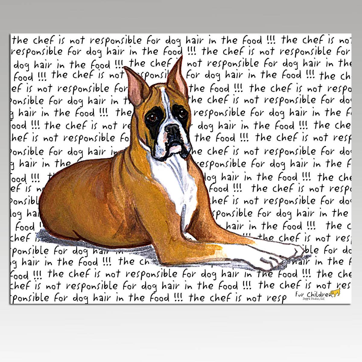 Zeppa Studios - Wholesale Cutting Board - Boxer Cutting Board0