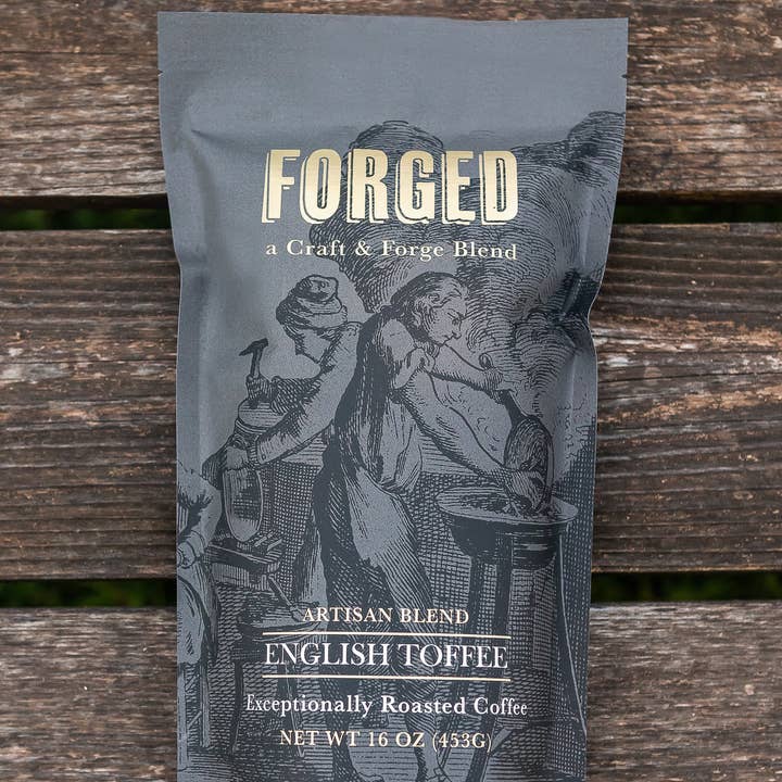 Forged English Toffee for wholesale by Mobjack Coffee Roasters