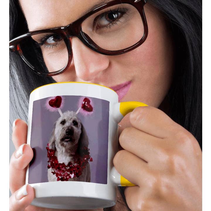 3dRose - Wholesale Coffee Mug - 3dRose, Valentine Dog Millie 2, Mug1