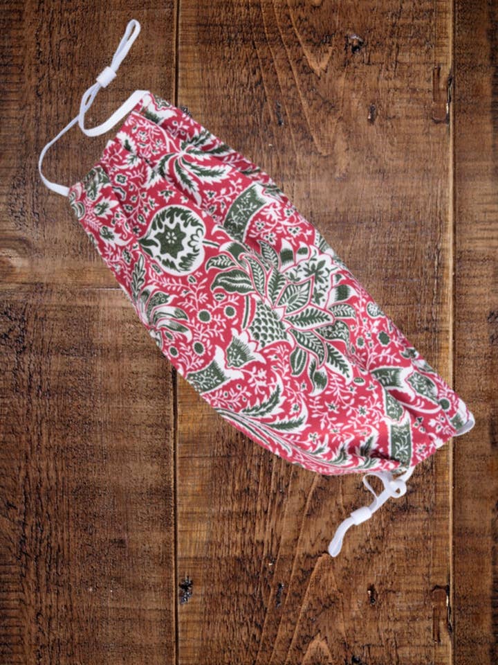 William Morris 'Indian Design Face Mask with Elastic for wholesale by Radical Tea Towel North America