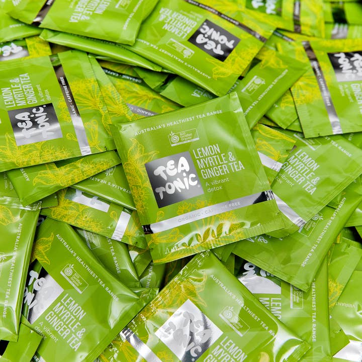 Tea Tonic - Wholesale Tea Bags - LEMON MYRTLE & GINGER 200 Teabags - Bulk