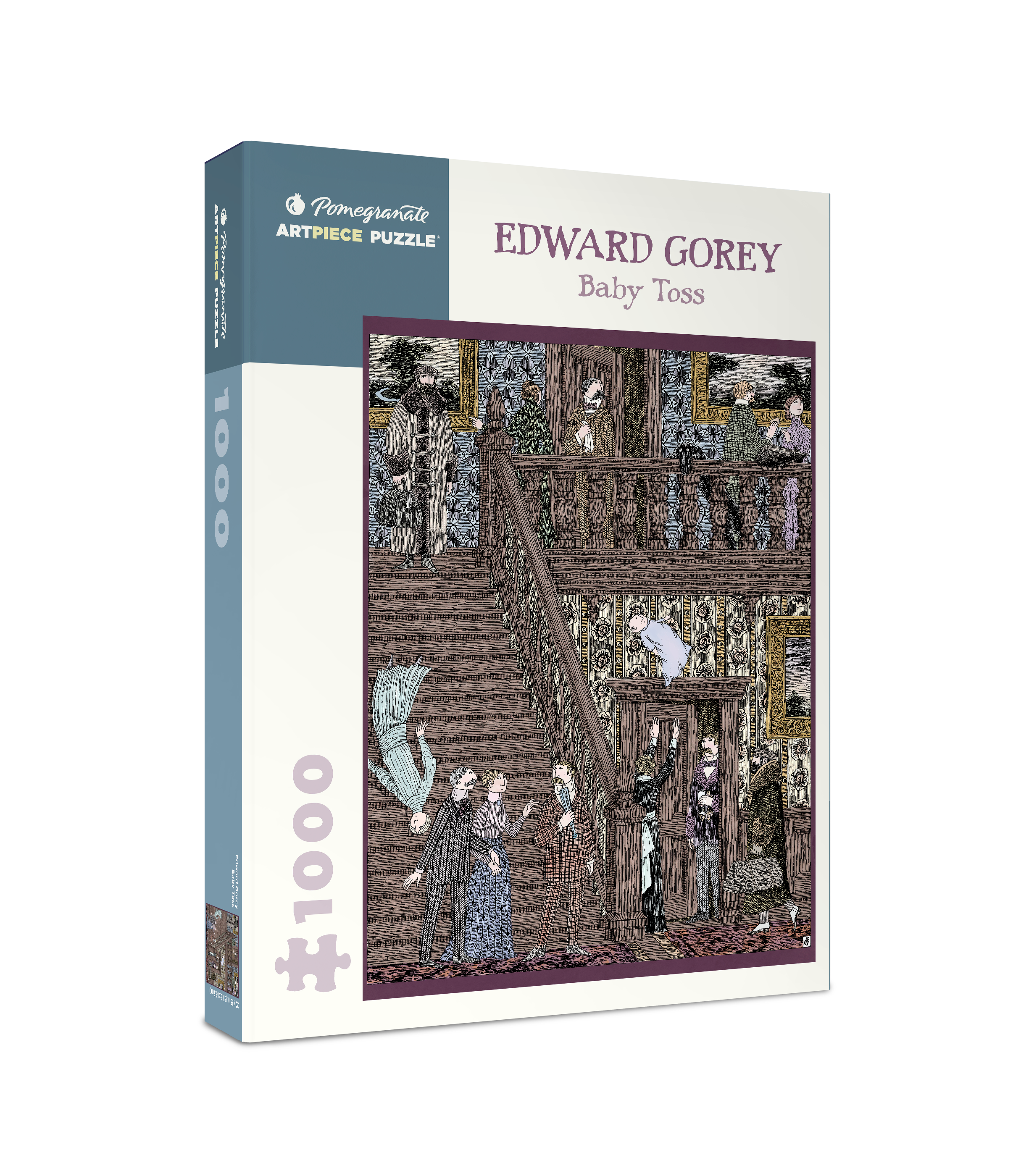 Pomegranate - Wholesale Puzzle - Adult - Edward Gorey: Baby Toss 1000-Piece Jigsaw Puzzle0