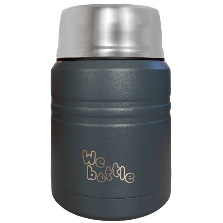 We Bottle - Wholesale Food storage container - Food Jar 500ml Blue Grey