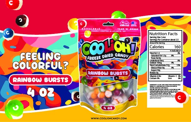 Coolioh! – wholesale Hårt godis – Regnbågsskurar3