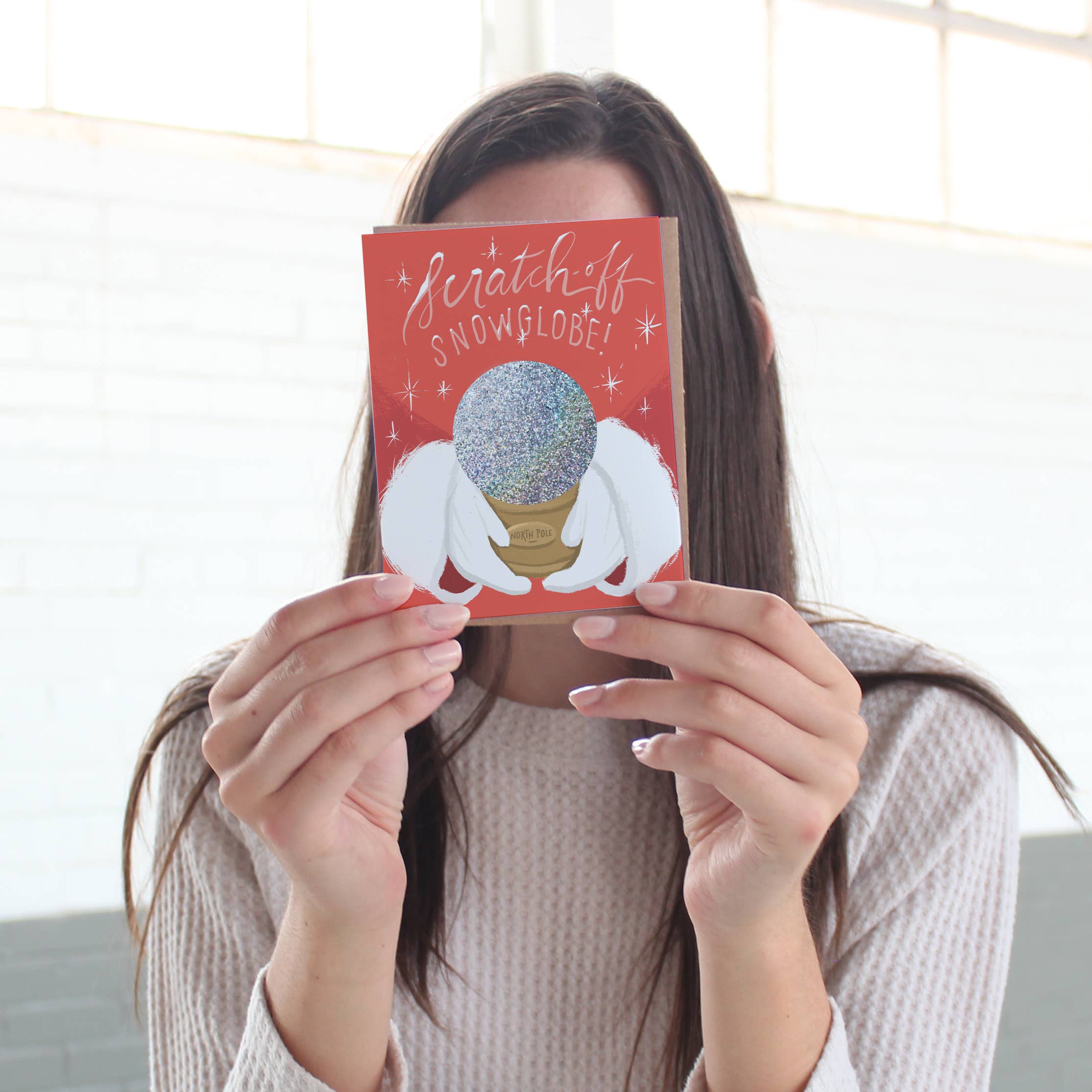 Inklings Paperie – Großhandel Weihnachtskarte – Rubbelkarte, Schneekugel, Nordpol, Feiertag2