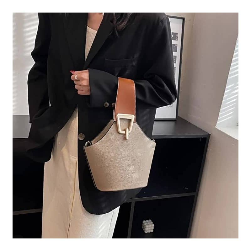 OceanusSwim – wholesale Shoulder bag – women's – Casual Minimalist Colorblock Shoulder Tote Bag1