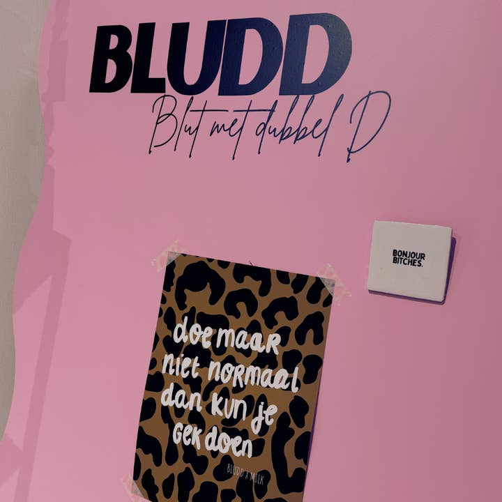 BLUDD® - Wholesale Wall Tile - Bonjour bitches - signature tile1