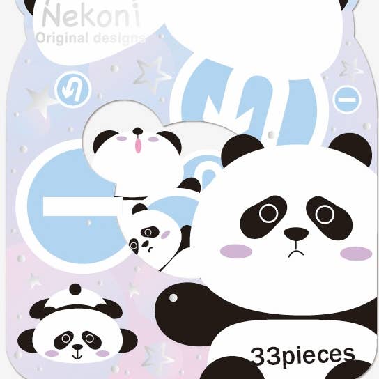 51094 PANDA STICKER BAG for wholesale by BCmini