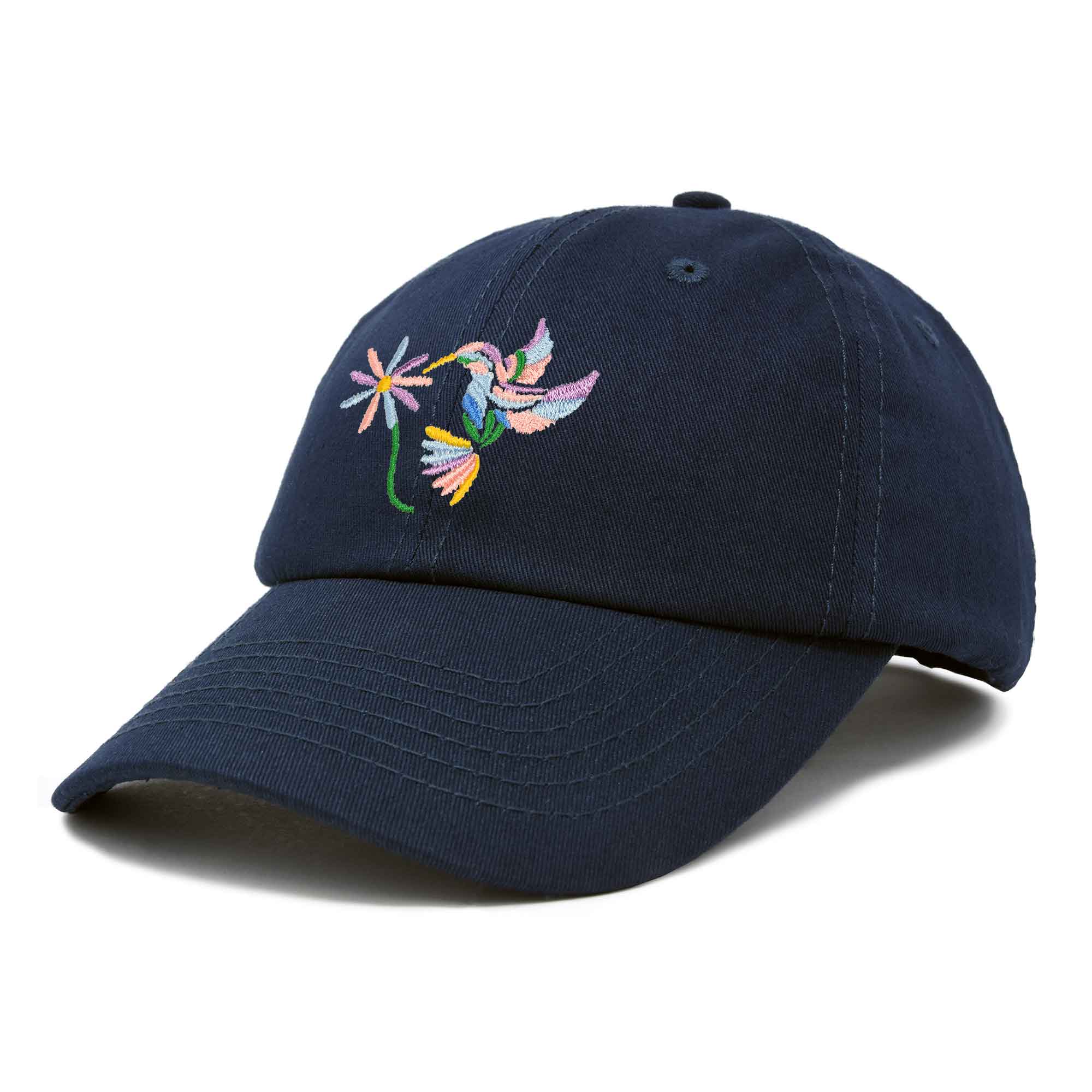 Dalix - Wholesale Baseball Cap - Women's - DALIX Pastel Hummingbird Hat Womens Embroidered Baseball Cap19
