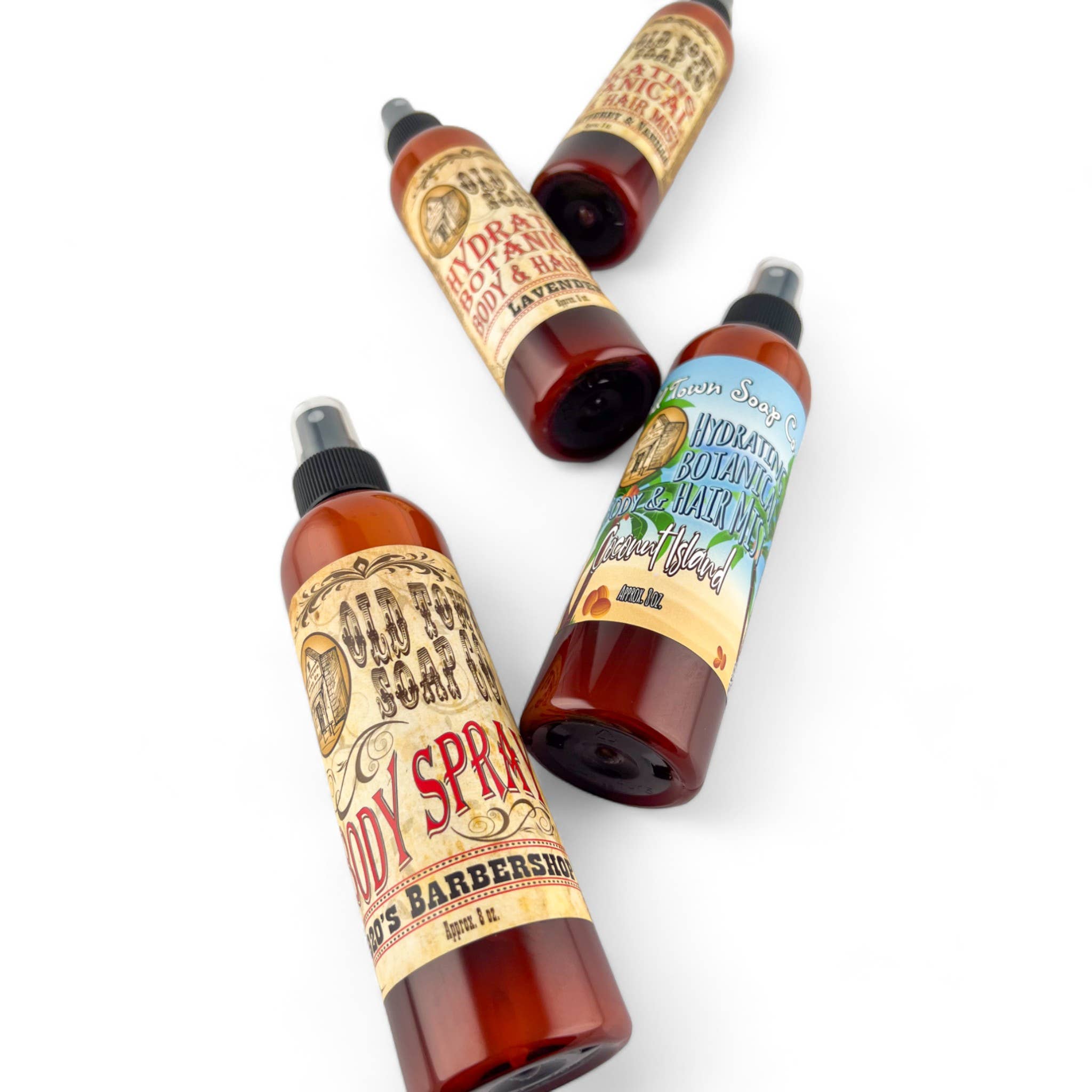 Old Town Soap Co. - Vente Brume/eau visage et corps - Spray Corporel Botanique Hydratant 13 Parfums AUSSI Idéal pour les Cheveux1