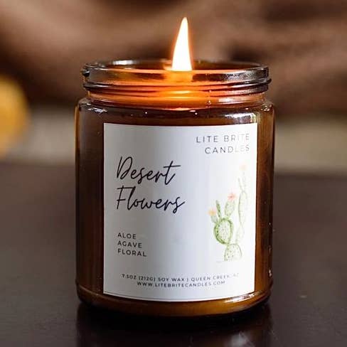 Fiori del deserto per la vendita all'ingrosso da parte di Lite Brite Candles
