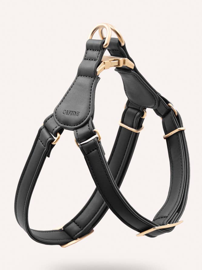 "Step In" Vegan Leather Harness Black, Jala for wholesale by CAFIDE