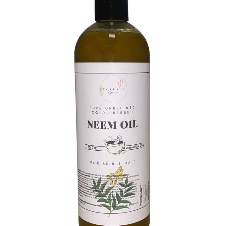 Virgin Neem Seed Oil Crude Concentrate From Ghana Unrefined Organic 16oz for wholesale by Xclusiv Organics