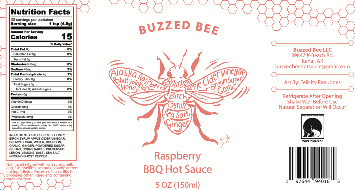 Buzzed Bee Hot Sauce - Wholesale Hot Sauce - Raspberry BBQ Hot Sauce1