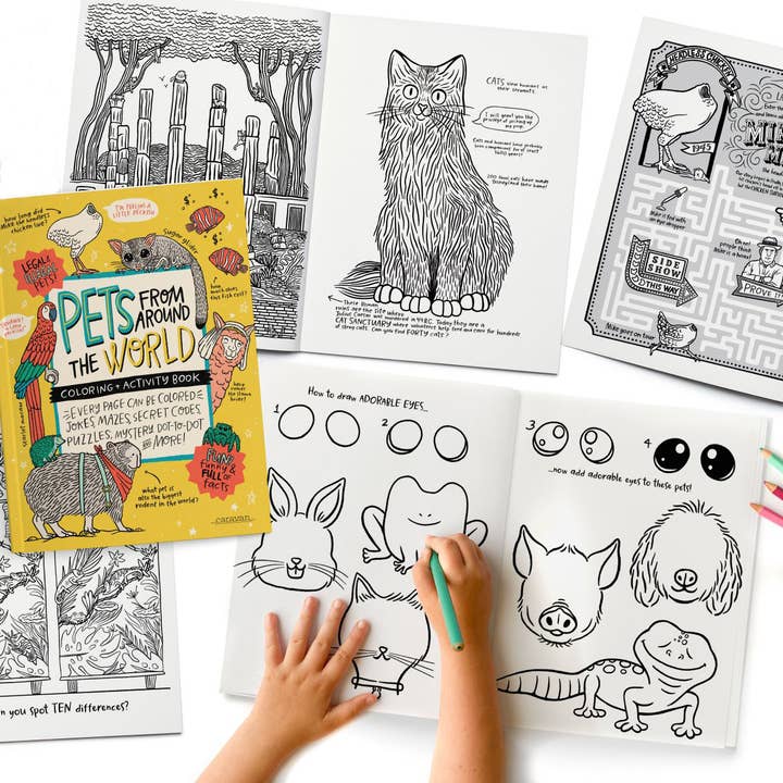 Your Very Favorite - Wholesale Coloring & Activity Book - Kids & Baby - PETS Coloring + Activity: Jokes, Comics, Mazes + MORE1