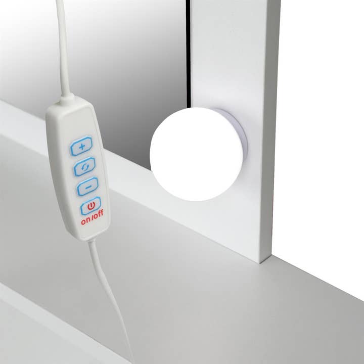 Rinkit Ltd - Wholesale Vanity Mirror - Wooden Dressing Table with LED Lights5