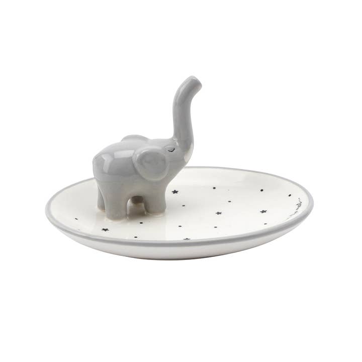 CGB Giftware – wholesale Jewellery dish – Send With Love Elephant Ring Holder Trinket Dish2