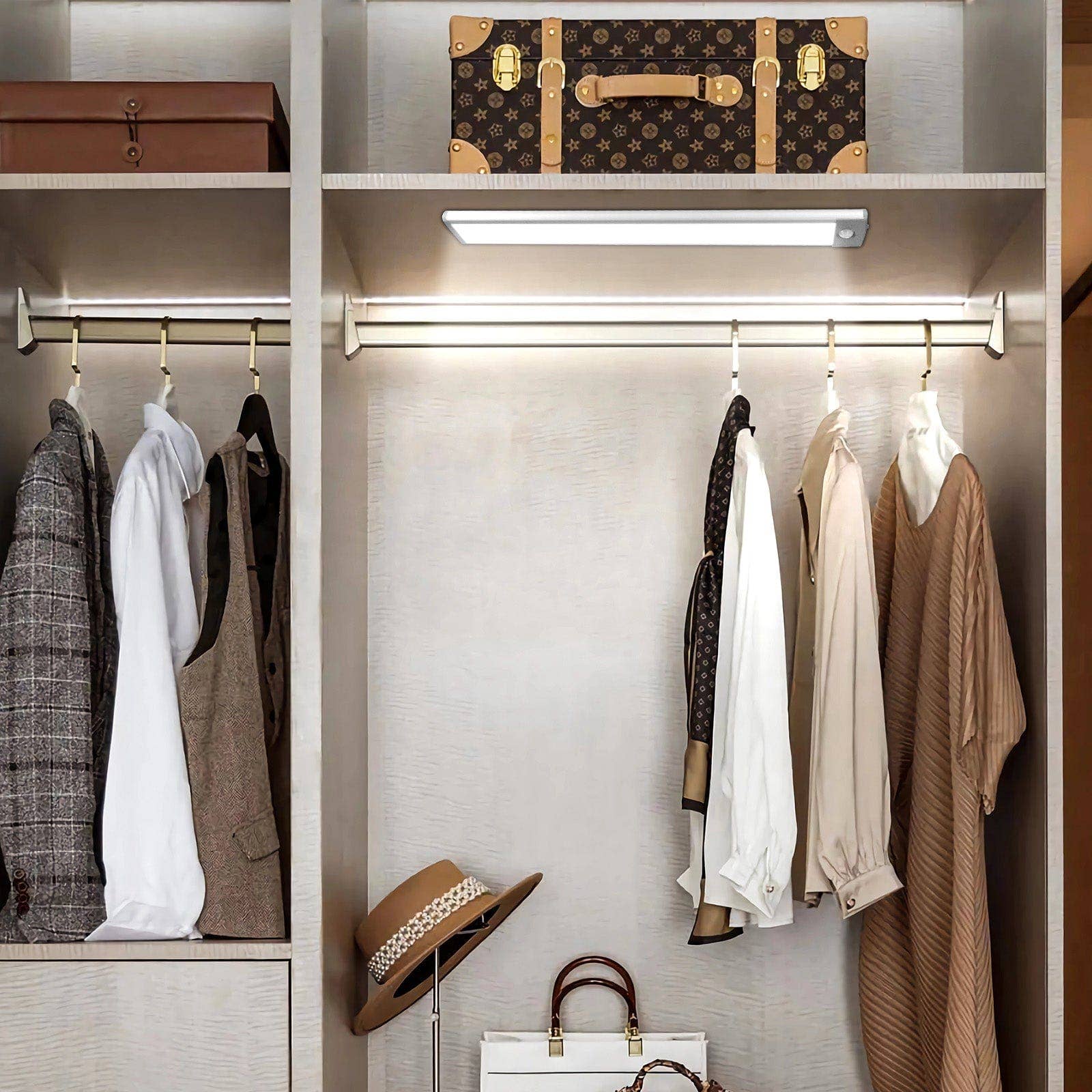 LEPOTEC INC – Arandela por atacado – Lepotec 62 LED Luzes Sem Fios com Sensor de Movimento para Debaixo do Armário6