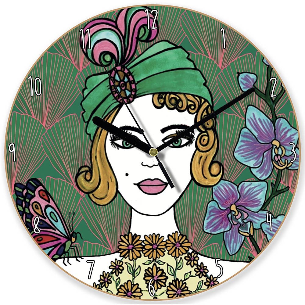 FunkyAdi - Wholesale Wall Clock - Printed Wooden Clocks9