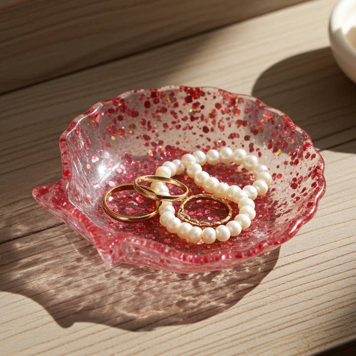 Porte-savon en forme de coquillage rose | Porte-bijoux pour la vente par Smoke Ring Shop