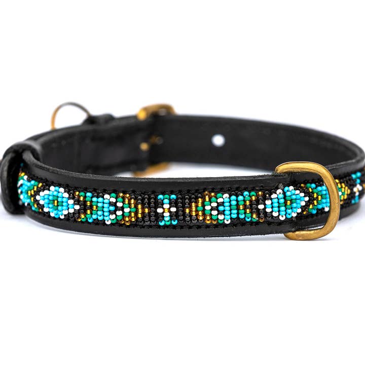 Kampuni - Wholesale Pet Collar - Dog - Dog collar Skinny Terese turquoise