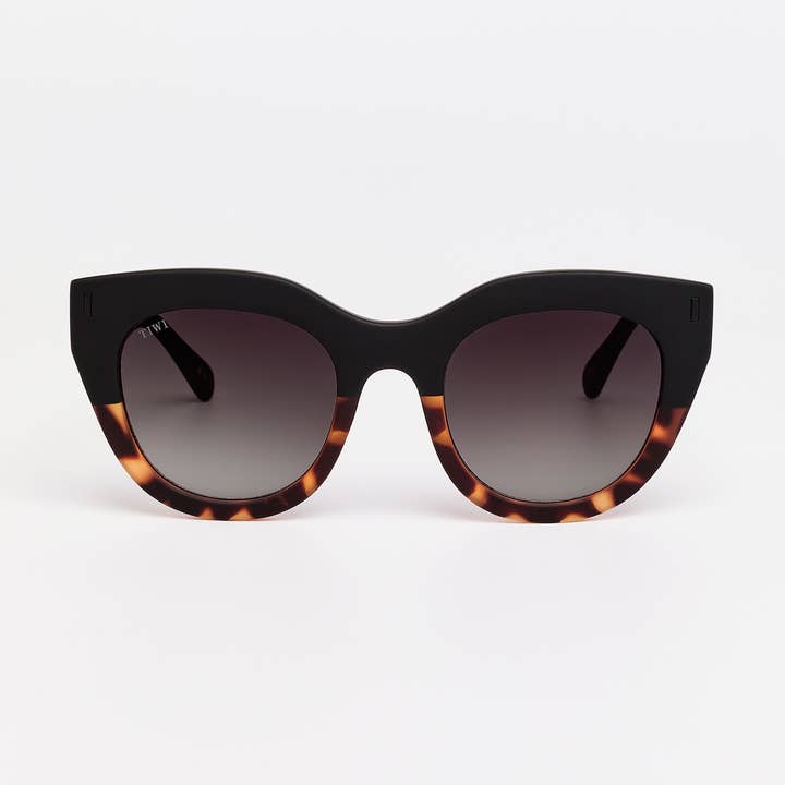 Sunglasses Bicolor brown tortoise / black for wholesale by TIWI