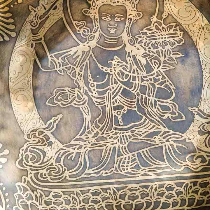 Himalayas Shop - Wholesale Meditation supplies - Manjushri Art Singing Bowl3