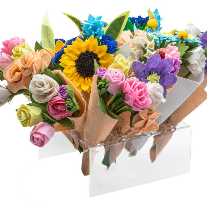 Silk Road Bazaar - Wholesale Artificial Flowers - Petite Foxglove & Lupine Bouquet