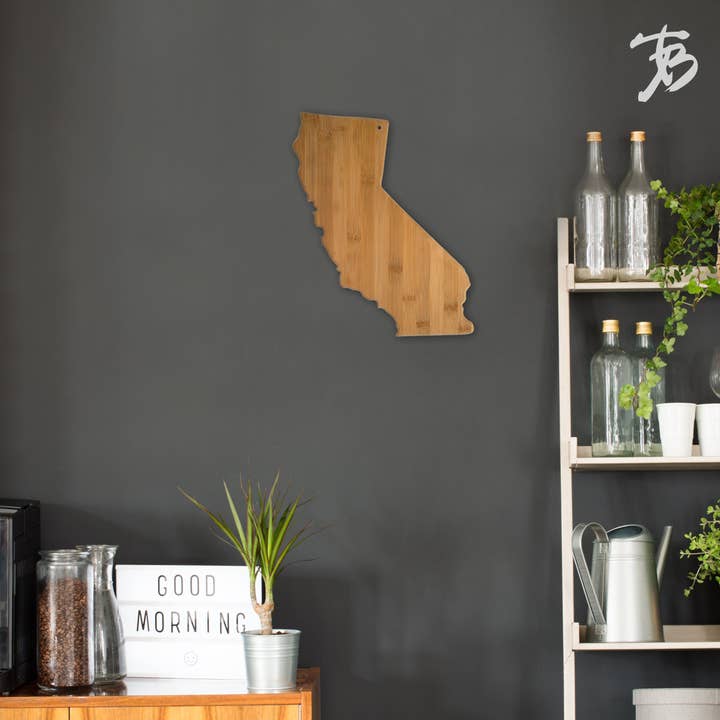 Totally Bamboo - Wholesale Cutting Board - California State-Shaped Bamboo Serving & Cutting Board