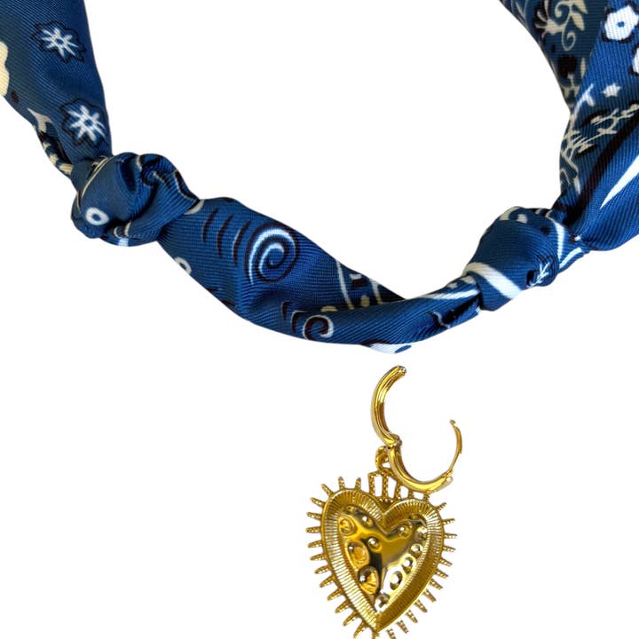 Nora James jewelry - Wholesale Pendant/Charm Necklace - Cheyenne scarf necklace