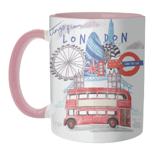 ART WOW - Vente Tasse à café - Mugs 'London Greetings'2