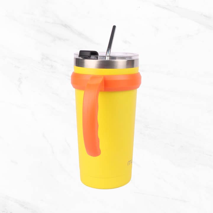 Myga – wholesale Insulated mug/tumbler – CAPRI Insulated Coffee Cup with metal straw20