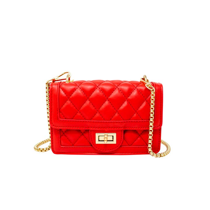 Tiny Treats and ZOMI GEMS - Wholesale Crossbody Bag - Kids - Classic Quilted Large Flap Handbag