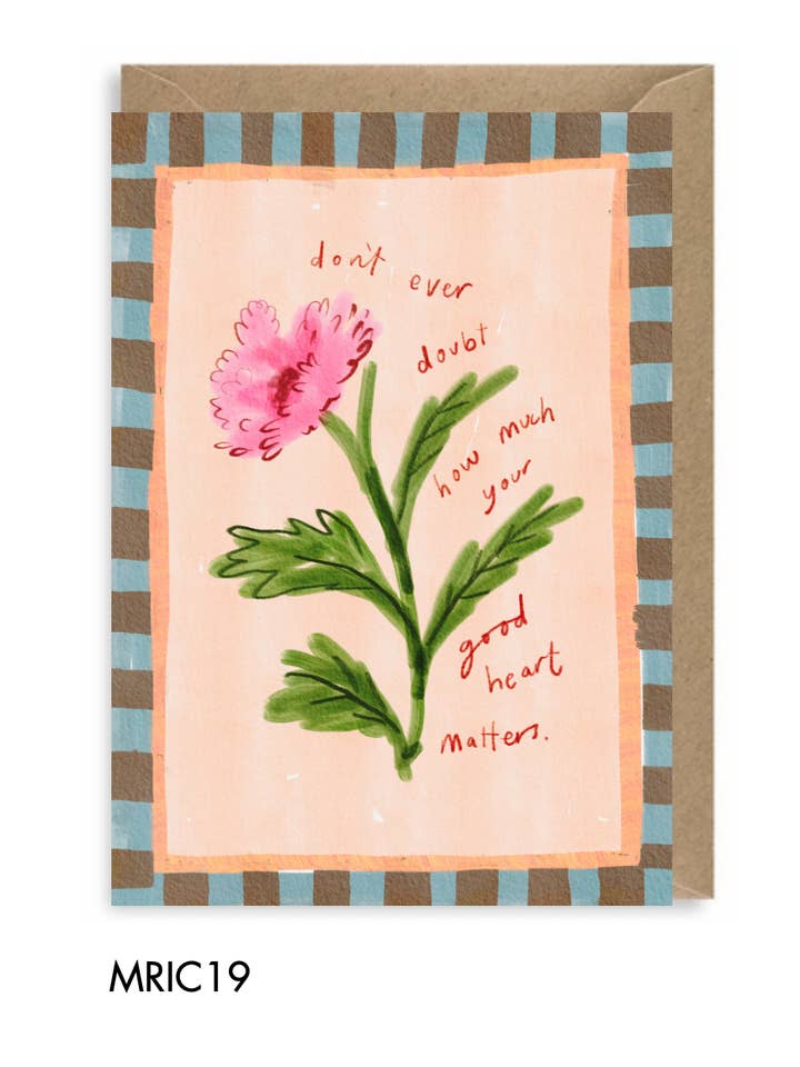 TARJETA TU BUEN CORAZÓN IMPORTA para venta al por mayor de Martha Ratcliff Illustration