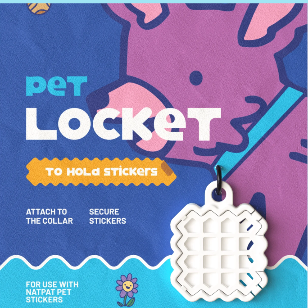 NATPAT - Wholesale Pet collar – Cat/dog - NATPAT Pet Locket - Collar Sticker Locket (pair w/ Pet Zen)8