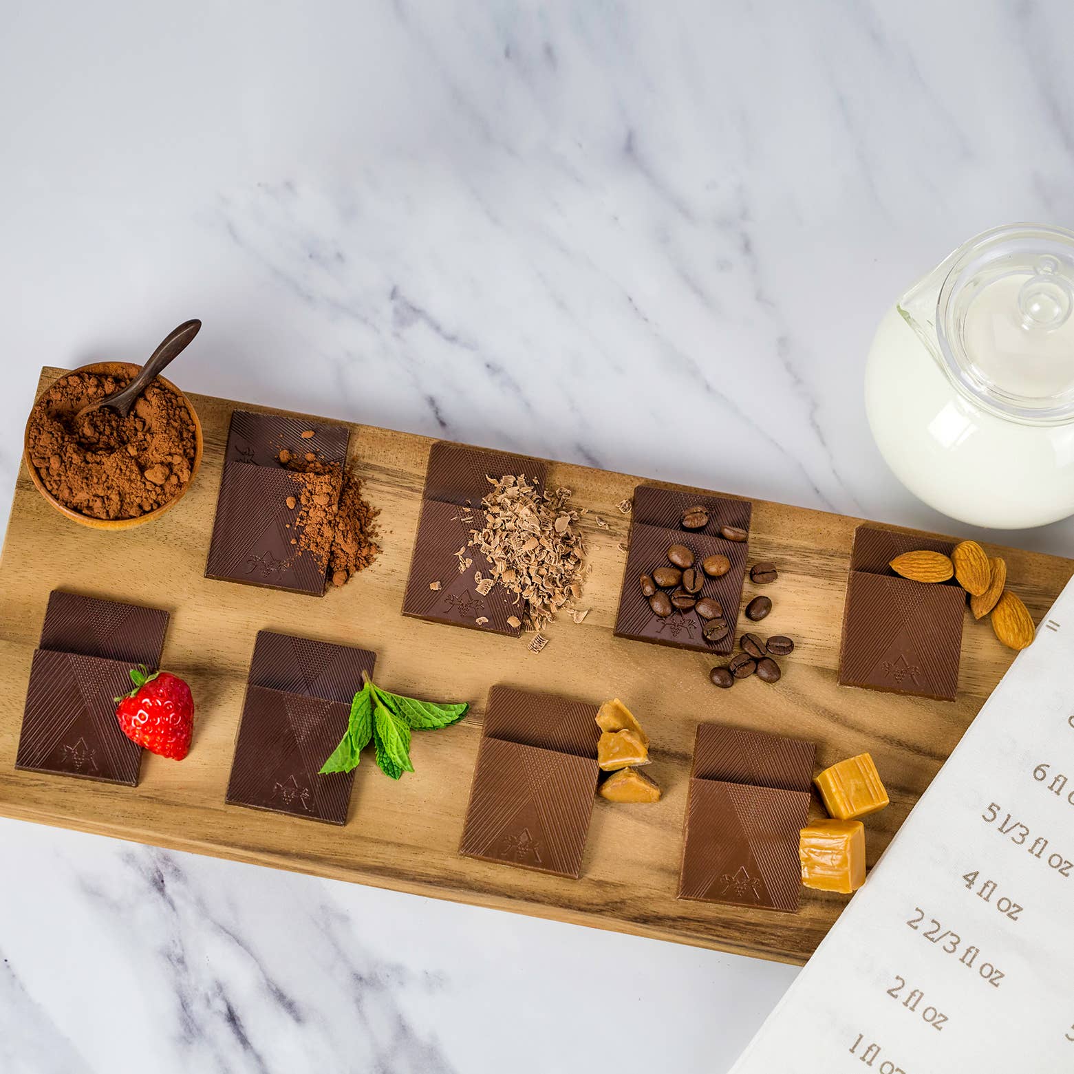 Astor Chocolate Corp. - Wholesale Chocolate Bar - 10-pc Moodibars® Squares Gift Pack:Happy,Grumpy,Tired.5