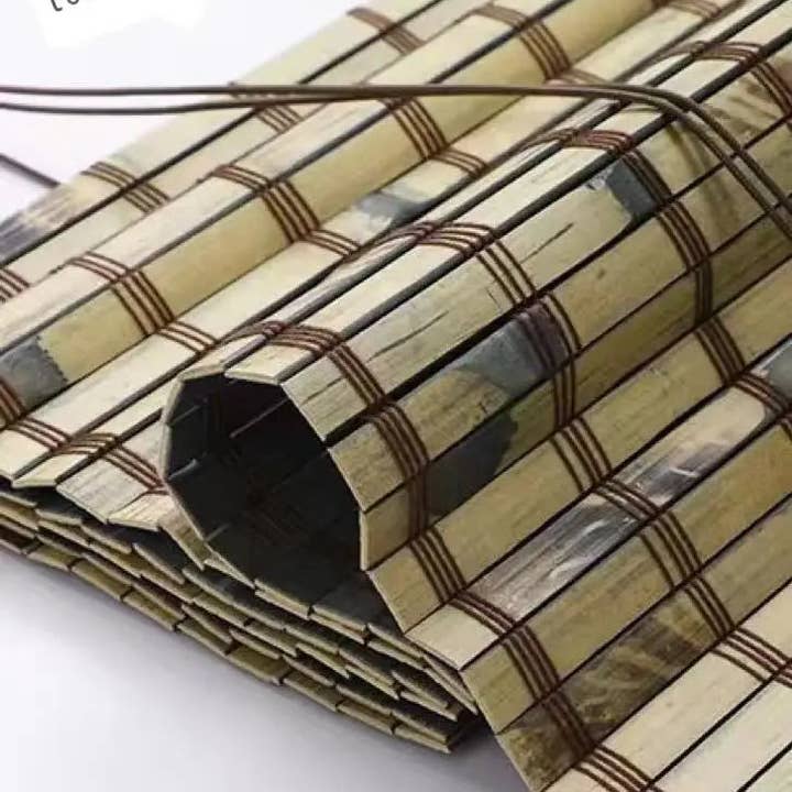 everythingbamboo - Wholesale Curtain - Custom Made Tortoiseshell Bamboo Blind Bamboo Curtain Bamboo Screen Rolling Blinds Panel Privacy Customization Size