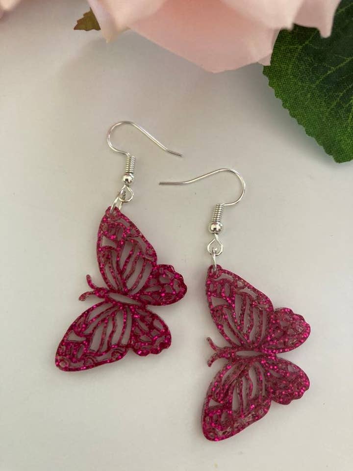 Set de pendientes, mariposa para venta al por mayor de True Edge Designs