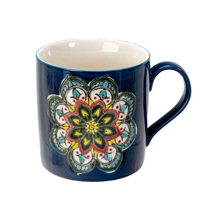 Mandala Ajna Seven Chakra 11oz Mug (4/32) for wholesale by Urban Tokyo