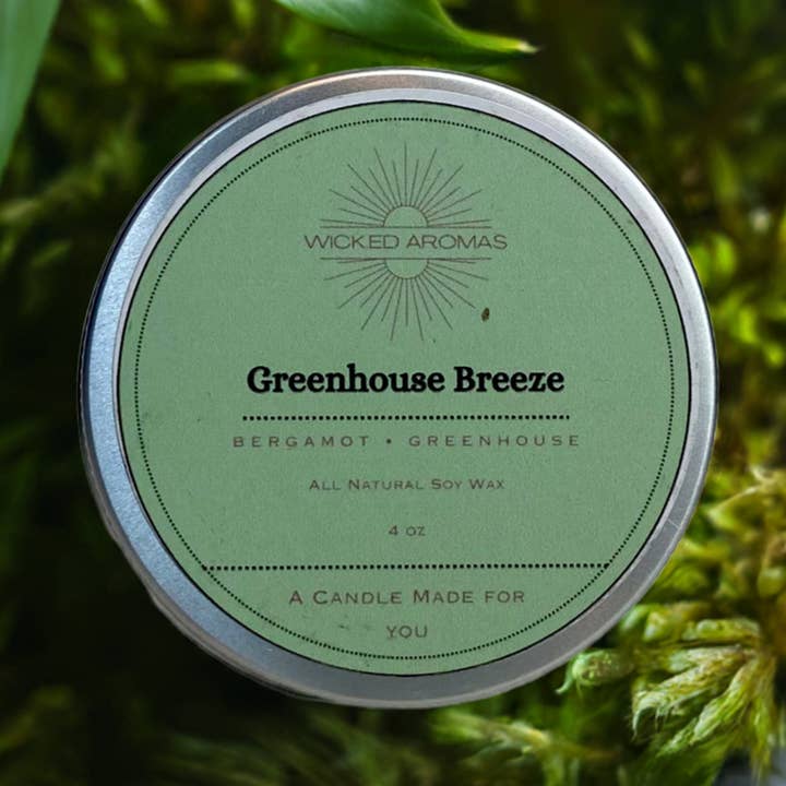 Barattolo da Viaggio Greenhouse Breeze per la vendita all'ingrosso da parte di Wick.ed Aromas