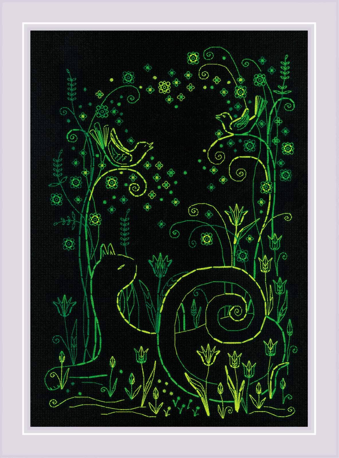 RIOLIS - Vente Accessoire de broderie/point de croix - Kit de point de croix RIOLIS 2172 Chats - Mélodie de printemps0