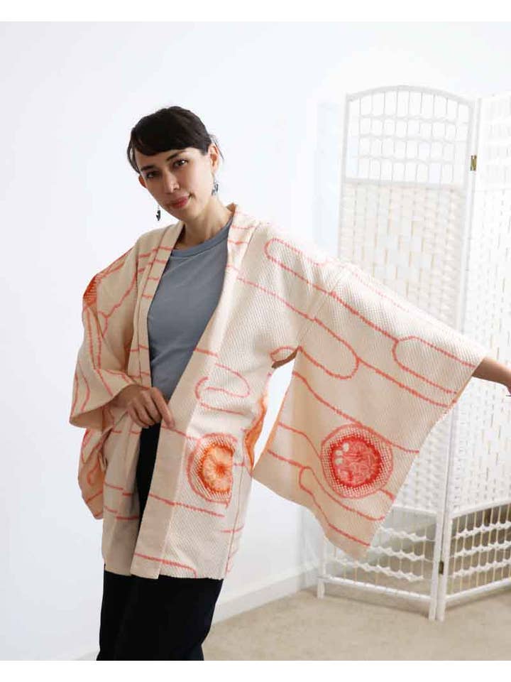 KimonoZen – wholesale Kimono – Women's – Maru Kimono Shibori Jacket